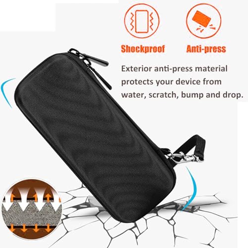 LinMei Mens Trimmer Case Hard EVA Travel Organizer Carrying Case for QP2520 QP2530 QP2620 QP2630 QP2724 QP2834 Electric Trimmer and Shaver Black