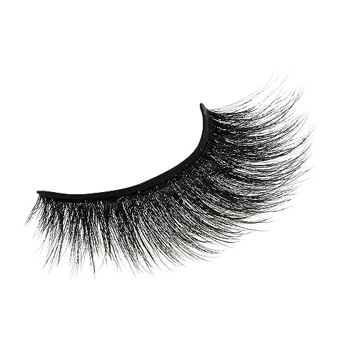 KISS Lash Couture 3D Matte False Eyelashes, Matte Satin', 16 mm, Includes 1 Pair Of Lash, Contact Lens Friendly, Easy to Apply, Reusable Strip Lashes (Pack of 3)