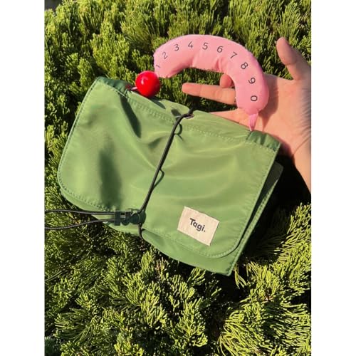 Tagi. Hot Dog Egg Roll Storage Bag Makeup Bag (Seasalt Holidays)