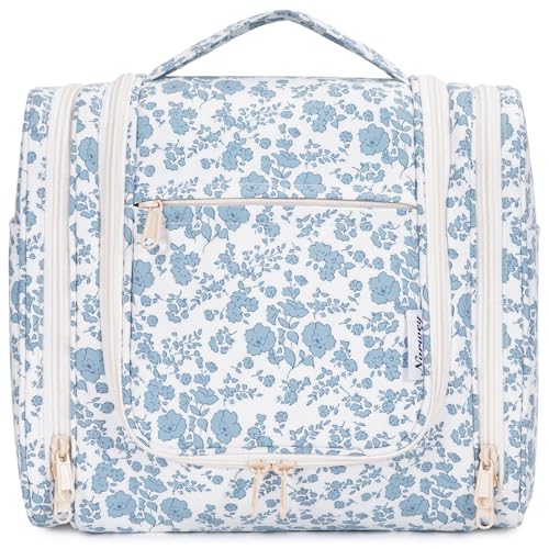 Narwey Hanging Toiletry Bag for Women Travel Makeup Bag Organizer Toiletries Bag for Cosmetics Essentials Accessories