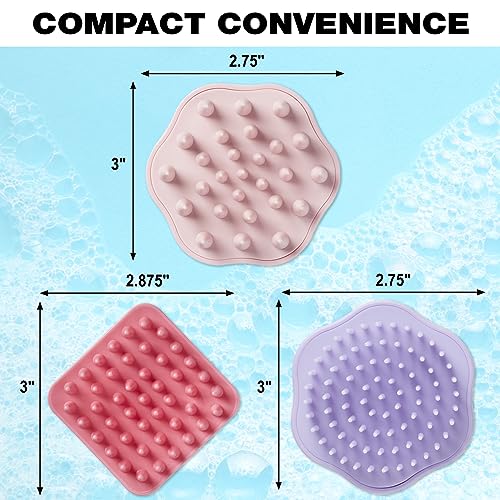 Conair Scalp Massager - Scalp Massager hair growth - Head Massager Scalp - 3 Unique Brush Heads - 3 Pack