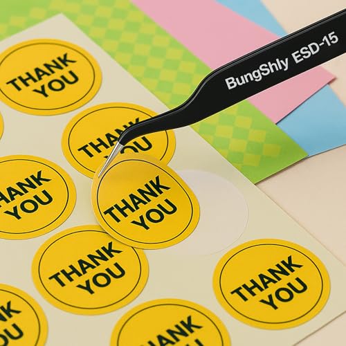 Tweezers Set ? Precision Rhinestone, Nail Sticker & Charm Tweezers for Nail Art, DIY Nail Art Tools for Stickers, Decals, Ideal for Gel Nails, Flower, Heart, and Fruit Designs