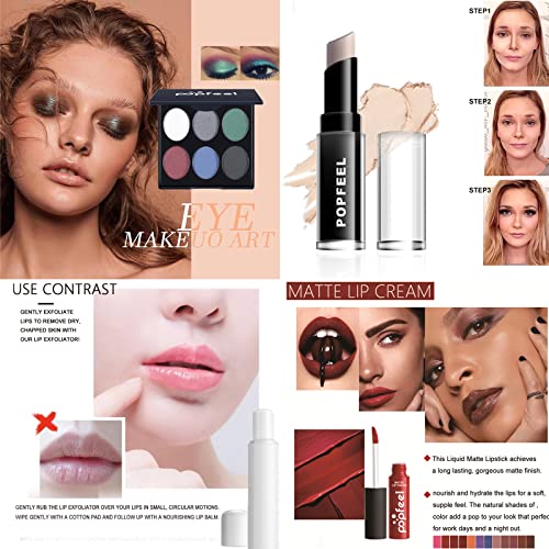 Makeup Kit, FantasyDay Professional Makeup Sets, Makeup Essential Kit for Girls or Women Include Foundation, Concealer, Eye Shadow, Comestic Brush, Eyebrowcream, Lipstick etc.