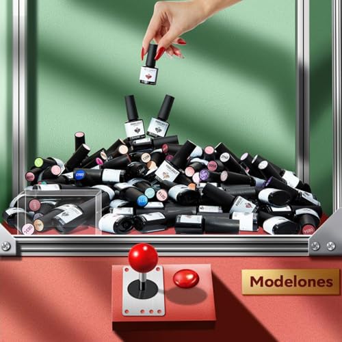 modelones 40 Pcs Gel Nail Polish Set, 36 Colors Easter Red Nude Brown Green Pink White Black Gel Nail Polish Kit Purple Blue Nail Art with Base Coat& Matte Glitter Glossy Top Coat DIY LED Gift