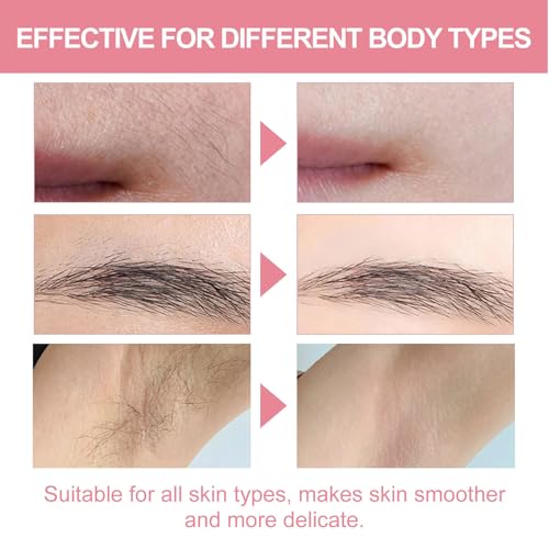 Facial Hair Removal Cream,Peach Facial Depilatory Cream for Upper Lip and Chin,Gentle Facial Hair Removal Painless Hairs Removers for Body Face Lips