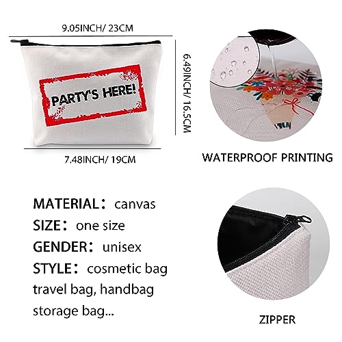 JarThenaAMCS 2Pcs Smile Clear Makeup Bags Classic Smile Face Plastic Cosmetic Bags Waterproof Yellow Toiletry Travel Pouch for Women Summer Beach Party Favor Supplies