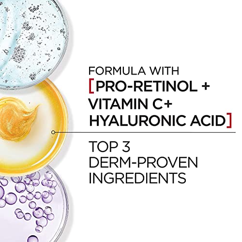 L'Oreal Paris Revitalift Triple Power Anti-Aging Broad Spectrum SPF 30 Sunscreen,Pro Retinol,Hyaluronic Acid & Vitamin C Lotion,Reduces Wrinkles 1.7 Oz,(Pack of 2)