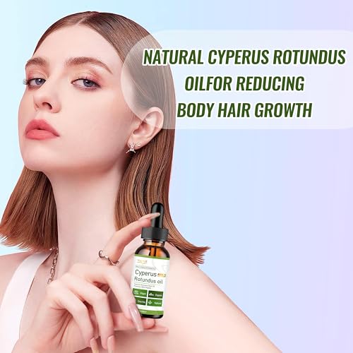 Cyperus Rotundus Oil for Hair Removal,100% NaturalCyprus Oil, Reduces Hair Growth, Soothes Skin, ideal for Men &Women, 60ml