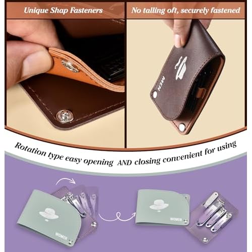 Nail Fingernail Toenail Clippers Set - Separate Personal Nail Cutter Set for Men and Women, Travel Finger Nail Clippers Adult Toe Nail Clipper Kit, Wedding Gifts Idea Engagement Gifts for Couples