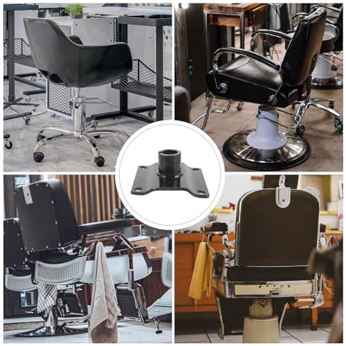 Luxshiny Barber Chair Accessories Chair Repair Part Chassis Replacement Salon Replacement Fitting Connector Connecting Chassis Universal Fitting