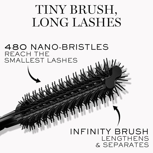 Lanc?me Lash Id?le Flutter Extension Lash-Lengthening Mascara - Black Mascara for Instant Lash Extension Look - Clump & Flake Resistant Up To 24H Wear - Black