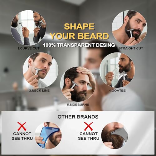 Travel Double Edge Safety Razor, Classic Safety Shaver Razor with Long Handle Adjustable (Razor with Beard Shaping Tool and Hot Compress Shaving Towel)
