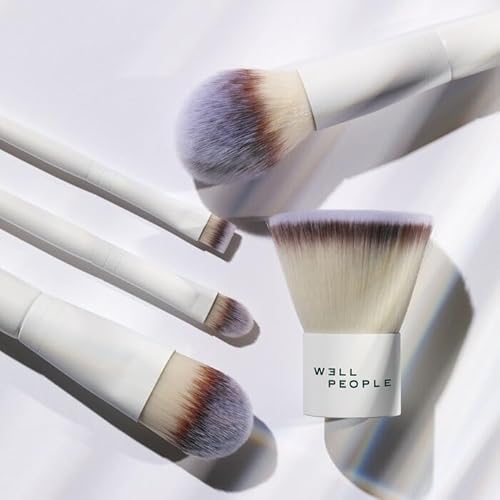 Well People Tightline Eye Brush, Dense, Flat Brush For Precise Lining Of Eyes & Brows, Use With Powder, Cream & Gel Products, Cruelty-free Bristles