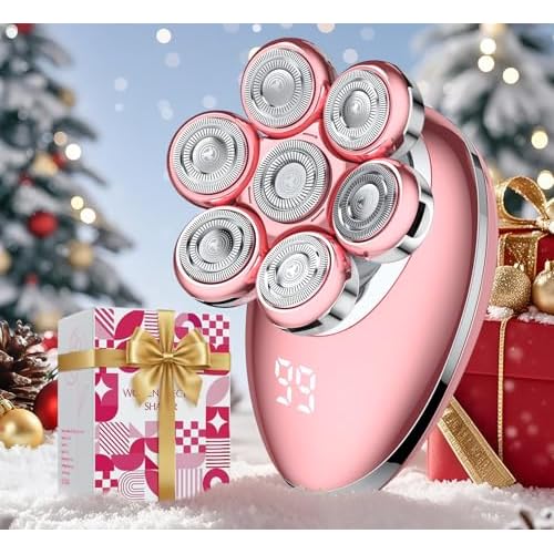 Electric Razors for Women Legs:Cordless Electric Shaver for Women-Wet Dry Womens Electric Shaver-Rechargeable Body Shaver for Smooth Leg Shaving Gift for Her (Pink)
