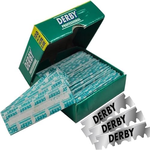 400 Derby Professional Single Edge Razor Blades for straight razor (Four Hundred Pieces)