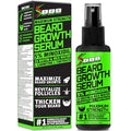 Minoxidil for Beard Growth ? 5% Serum with 2X Biotin & Rice Water, Promotes Thicker, Fuller Facial Hair, Ideal for Patchy Areas, Revitalizes Follicles