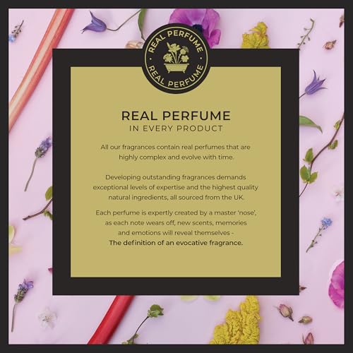 Noble Isle Tea Rose Bath & Shower Gel | Luxury Body Wash for Women with Fine British Fragrance Oils | Vegan Body Wash & Paraben Free Body Wash (8.45 oz)