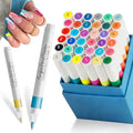 Nail Art Pens Set, 36 Colors Nail Art Markers Polish Pens for Painting Nails, Acrylic Paint Drawing Painting Dotting Markers Pen Quick Drying Nail Art Design Manicure Tools