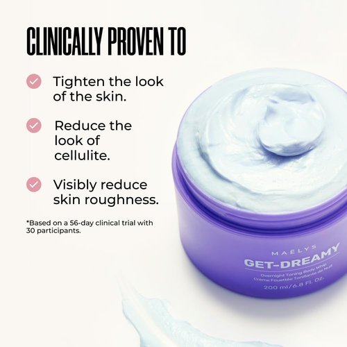 MAËLYS GET-DREAMY Overnight Toning Whip - Body Firming Whip That Works While You Sleep - Helps Target The Appearance Of Loose Skin On The Body - 3 Pack