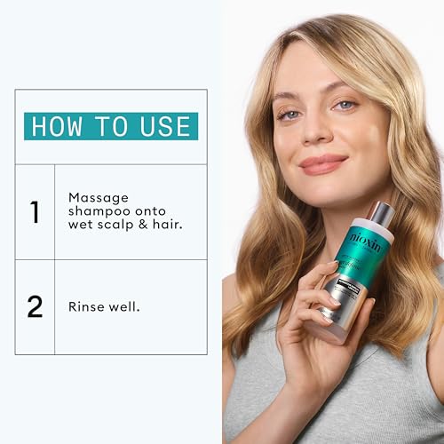 Nioxin Age Defense Shampoo for Aging Hair | Detox Scalp Cleanser with Niacinamide | Deeply Cleanses & Purifies Scalp & Hair | Paraben, Sulfate & Silicone-Free | Daily Use