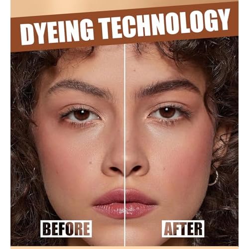 Espresso Peel Off Brow Tinting Gel with Tweeze - Tattoo Eyebrow Gel Easy Peel Off Effect Waterproof & Sweatproof, Transfer-Resistant Multi-Day Wear Eyebrow Tint, All Skin Types 02#