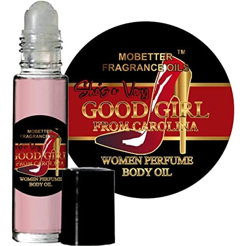 MOBETTER FRAGRANCE OILS She's a Very Good Girl from Carolina Women Perfume Body Oil (0.33 Fluid oz, She's a Very Good Girl from Carolina)
