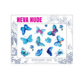 Neva Nude Blue Butterfly Kisses Large Temporary Tattoo Pack | Body Tattoo Decoration for Festivals, Raves, and More