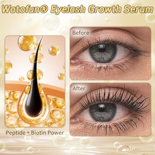 Eyelash Growth Serum with Peptide&Vitamin Infused Formula -Eyelash Serum For Longer, Thicker, Fuller Lashes -Lash serum for Eye lash Growth Safe for Natural Lashes &Extensions-Vegan & Cruelty-Free,5mL