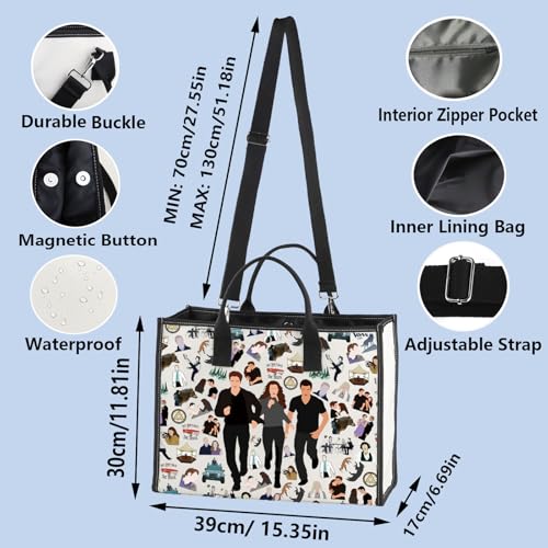 WZMPA Edward Cullen Cosmetic Bag Edward Cullen & Bella Swan Fans Gift Movie Character Zipper Pouch Bag Jacob Black Fans Gift