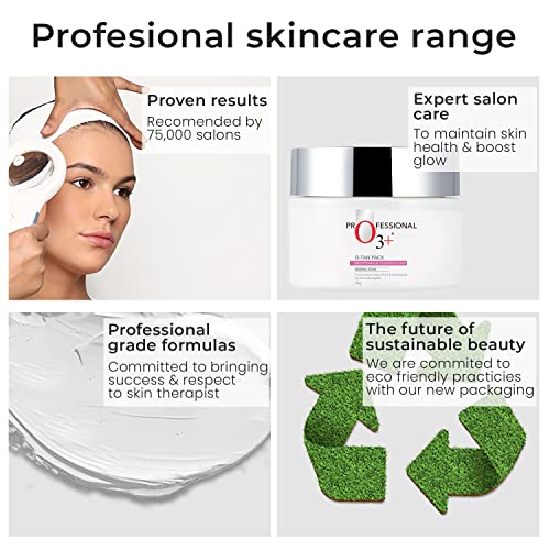 O3+ D-Tan Pack for Instant Skin Brightening and Lightening Benefits Infused with Mint and Eucalyptus Oil - Suitable for All Skin Types (50gm)