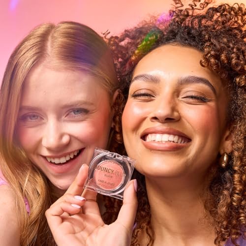 Revolution Beauty London, Bouncy Blur Blush, Powder Makeup Blush for Cheeks, Buildable Formula, Vegan & Cruelty-Free, Lilac Pink, 0.19 oz