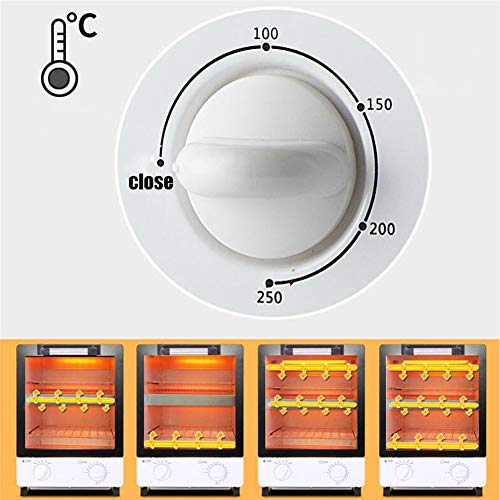 110V 12L Mini High Temperature Heat Metal Tool CleaningCabinet 1KW Timer Cleaner Box Two Layers for Manicure, Spa, Hair Beauty Salon, Dental Clinic, Lboratory or Family