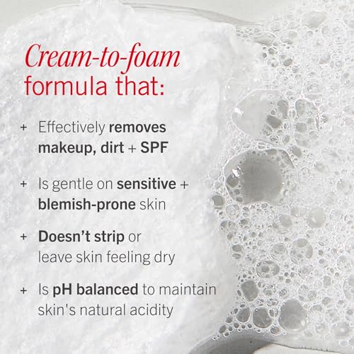 First Aid Beauty Ultra Gentle Cream-to-Foam Pure Facial Cleanser ? Makeup Removing Face Cleanser - Face Wash with Colloidal Oatmeal & Glycerin, for Sensitive, Acne & Blemish-Prone Skin, 2 oz