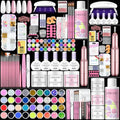 SAVILAND Acrylic Nail Kit: 2026 Hema-free Bio-based All-in-1 Nail Kit with Clear White Pink Acrylic Powder EMA Monomer Nail Drill Full Tools For Beginners Extension Carving Home DIY