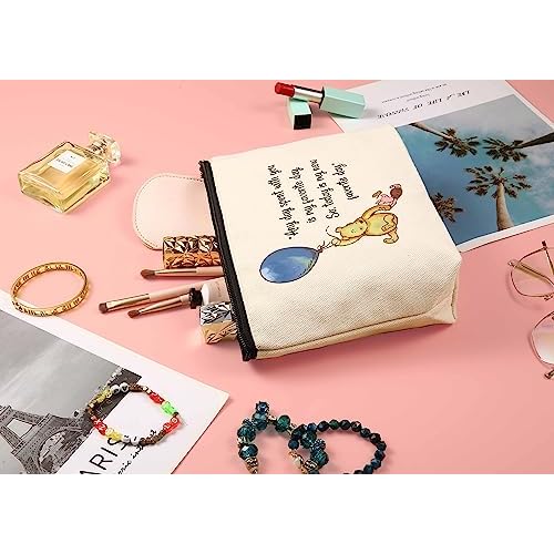 FOTAP Circus Gift Carnival Staff Circus Makeup Bag Life Is A Circus Zipper Pouch Carnival Lover Cosmetics Bag Event Security Ringmaster Lover Gift (Circus)