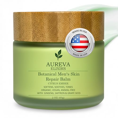 Unscented Natural Lotion, Body Moisturizer, Face Cream, No Petroleum Organic Castor & Jojoba Oil Aftershave Balm Beard Oil Makeup Remover Diaper Rash Cream Tattoo Aftercare in Glass - 6 fl oz