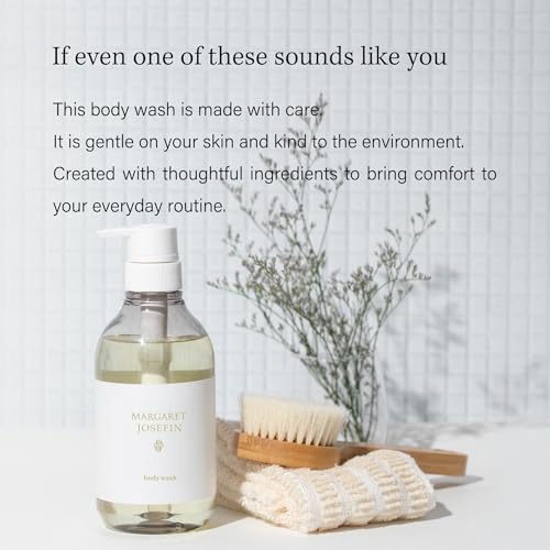 MARGARET JOSEFIN Japanese Body Wash ? Paraben Free, Gentle Cleanser for Sensitive Skin, Green Tea Scent | 16.9 fl oz (500mL)