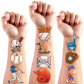 400Pcs+ Baseball Temporary Tattoos Sticker for Kids Boy, American Baseball Tattoos Face Stickers as Themed Party Favors as Cheerleaders Team Players Gifts Supplies
