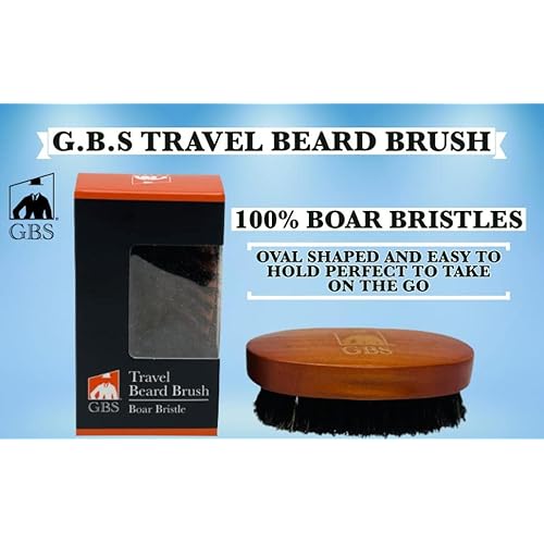 G.B.S Pack of 3 - Men Beard & Mustache Brush