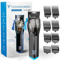 HUMMINGBIRD MK10 Pro Series Hair Clippers ? 9,000 RPM Brushless Motor, DLC Blade, Cordless USB-C Rechargeable, Super Torque, Professional Barber Clippers, Haircut Kit, Includes Barber Cape & Comb