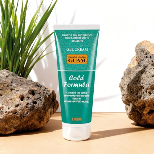 Guam Cooling Anti-Cellulite Cream for Thighs & Legs ? Skin Firming Gel with Menthol & Seaweed ? Natural Water Retention & Cellulite Treatment (8.4 Oz)