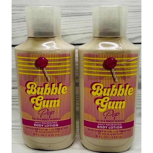 Bath & Body Works Bubblegum Pop Body Lotion 8 Ounces Each Pack of 2