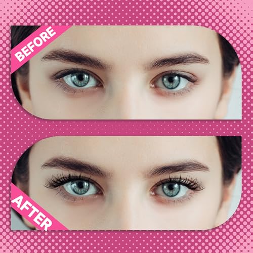 144 PCS Lash Clusters, 8-18mm Mixed Length Individual Cluster Lashes, C/D Curl Wispy Eyelash Extensions, Lightweight & Reusable DIY Lashes for Beginners, Natural to Dramatic Look
