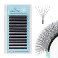W Eyelash Extensions 7D Russian Volume Premade Fan Natural Soft Matte Black False Lashes Professional Salon Supplies(7D,0.07,D,13mm)
