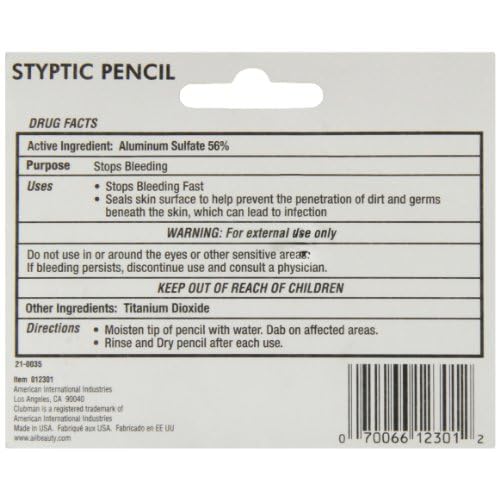 Styptic Pencil Small, 0.25 Ounce