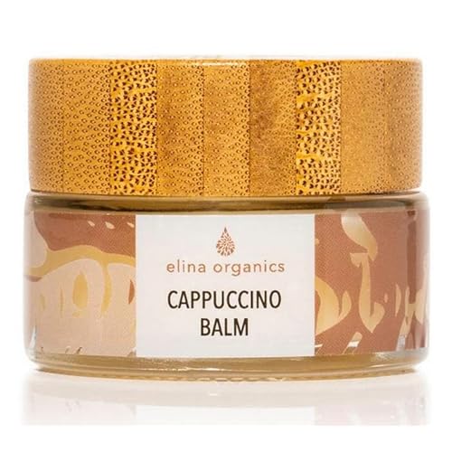 Cappuccino Balm .5oz ? Natural Lip, Eye & Face Moisturizer for Dry Skin ? Coffee-Infused Shea Butter Balm with Aloe Vera & Vitamin E ? Anti-Aging, Hydrating & Protective Skincare