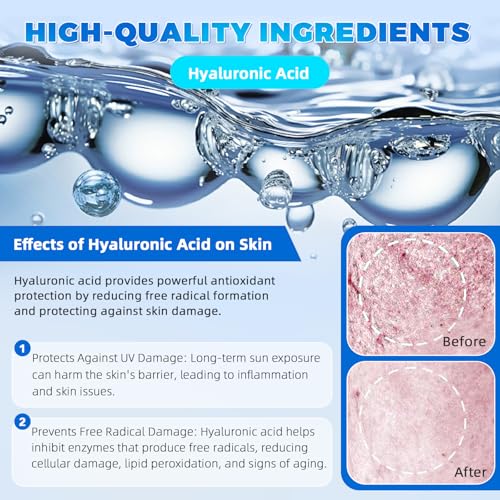 3% Hyaluronic Acid Serum Ultra-Hydrating Vials, 30 Pack Skin Repair Hyaluronic Acid Tubes, Single-Use Anti-Aging serum for face Wake Nature Perfection Tubes Vials (#1)