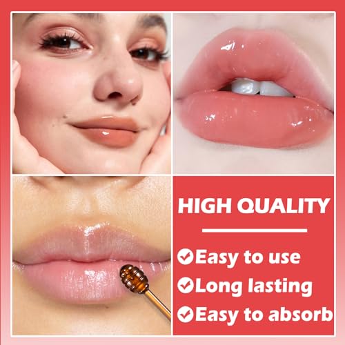 3PCS Bee Lip Balm Honey Pot Honey Strawberry Watermelon Sleeping Lip Mask Silky Hydrating Bee Lip Balm Honey Lip Mask Overnight LipCare Products(Honey+Strawberry+Watermelon)