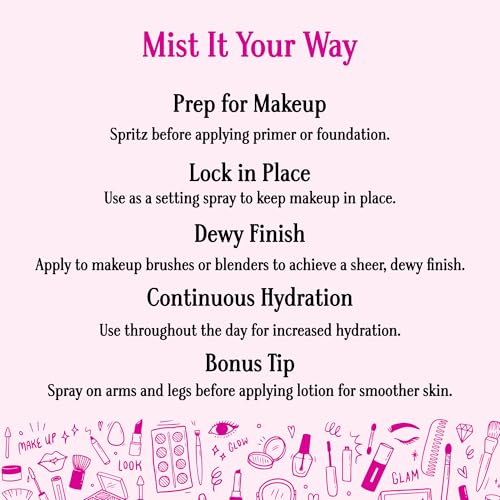 Gerard Cosmetics Mist-ified Moisturizing Spray, Cruelty Free Face Mist Hydrating Spray to Soothe, Nourish, and Prep Skin, Coconut Oil, Shea Butter, and Glycerin, Hydrating Setting Spray for Makeup