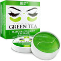 Green Tea Under Eye Patches 60 Pads - Matcha Under Eye Mask for Reducing Puffiness, Dark Circles, Wrinkles, Dull Skin, Fine Liners - Moisturizing Gel Pads with Hydrolized Collagen - All Skin Types
